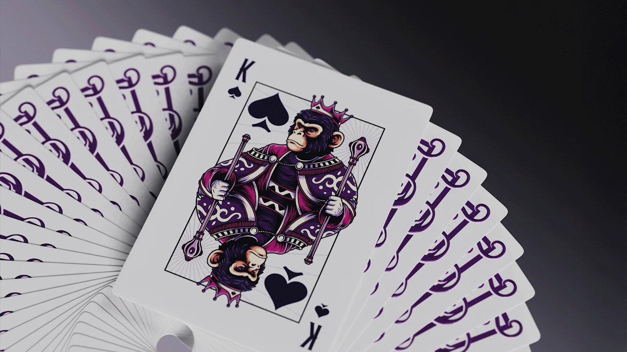 Playing Cards - Purple Monkey