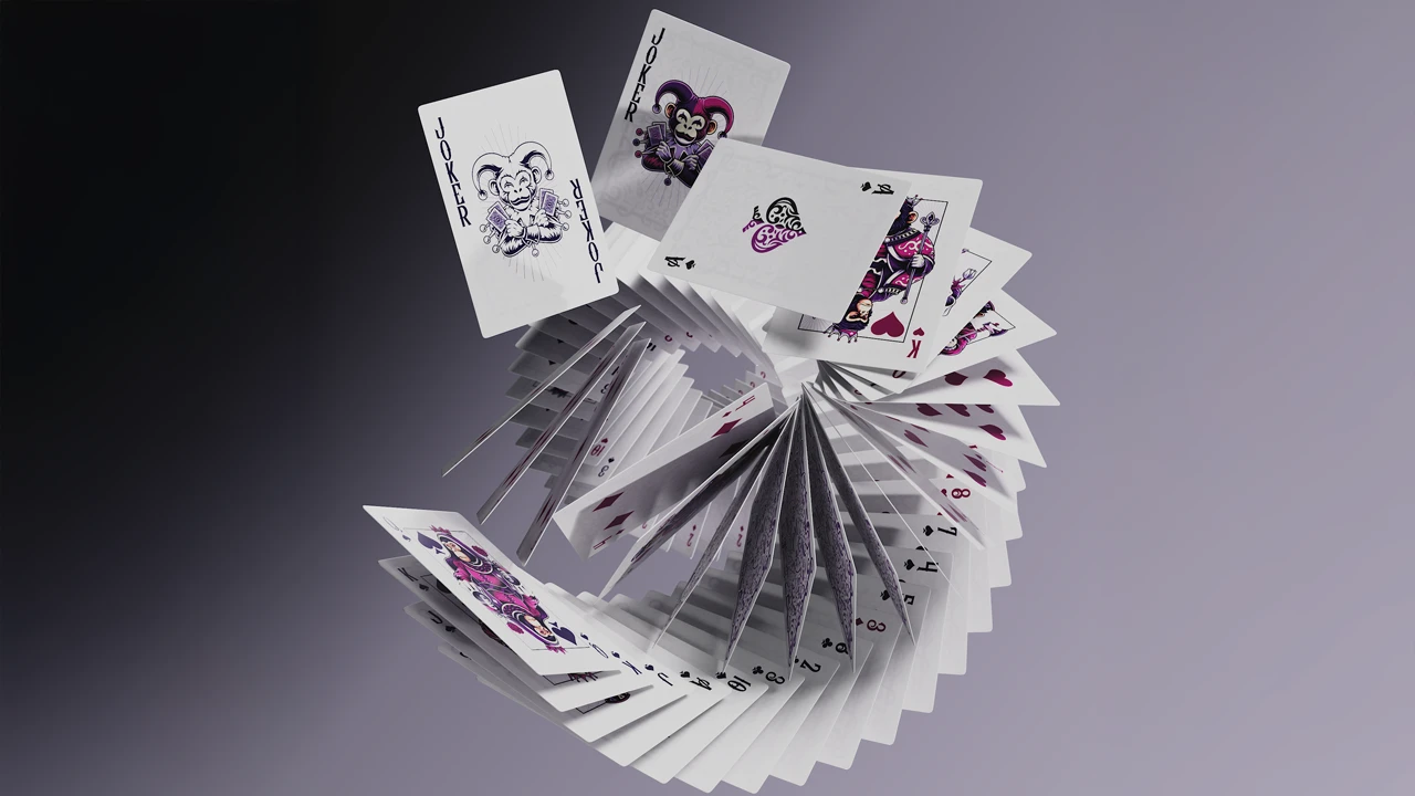 Playing Cards - Purple Monkey