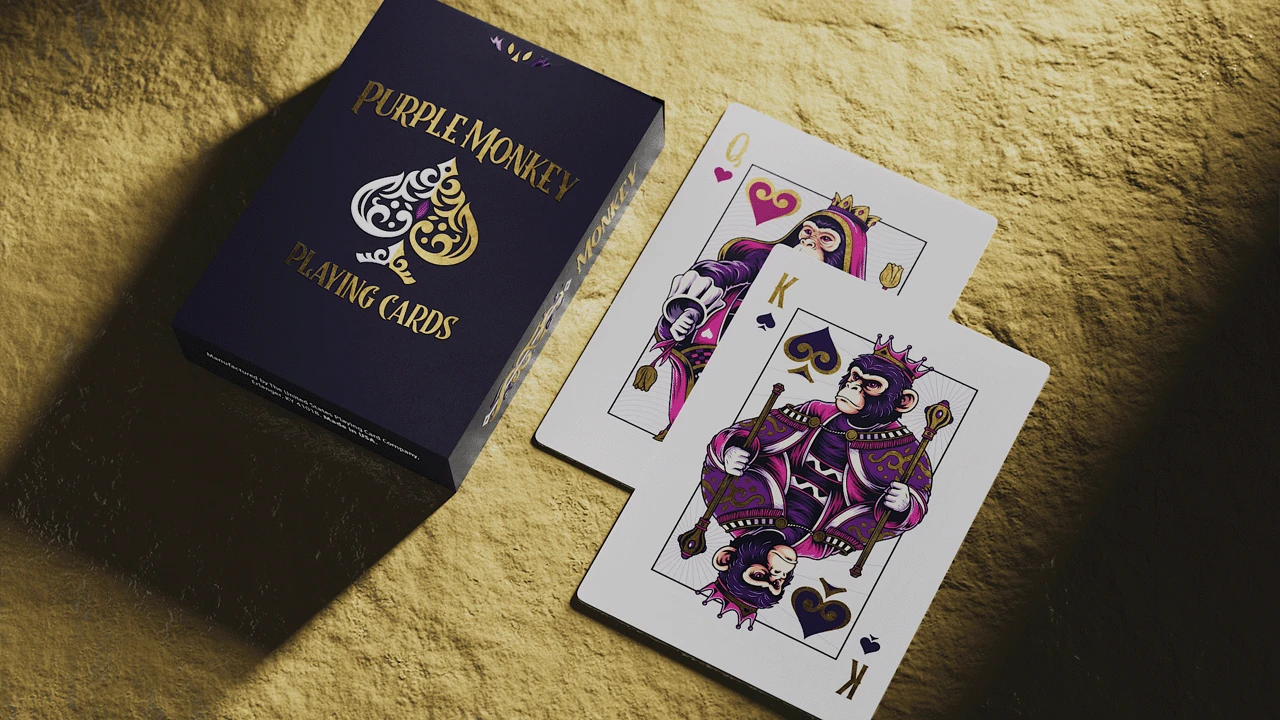 Playing Cards - Purple Monkey