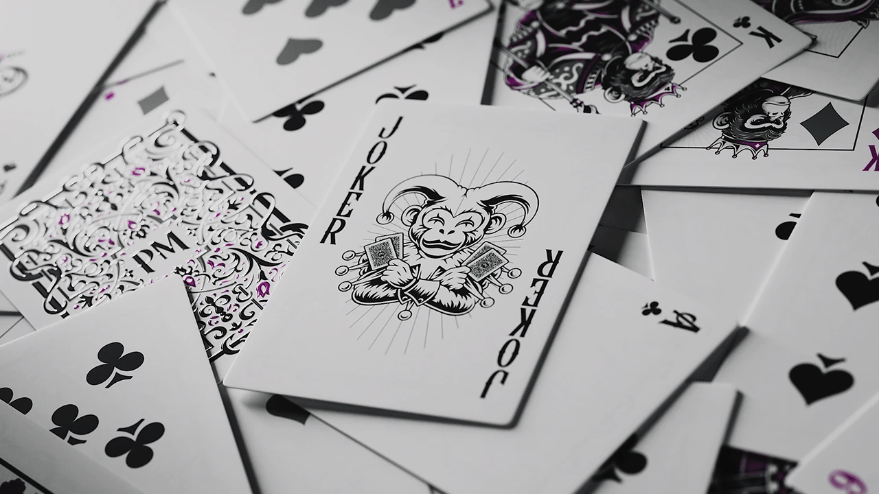 Playing Cards - Purple Monkey