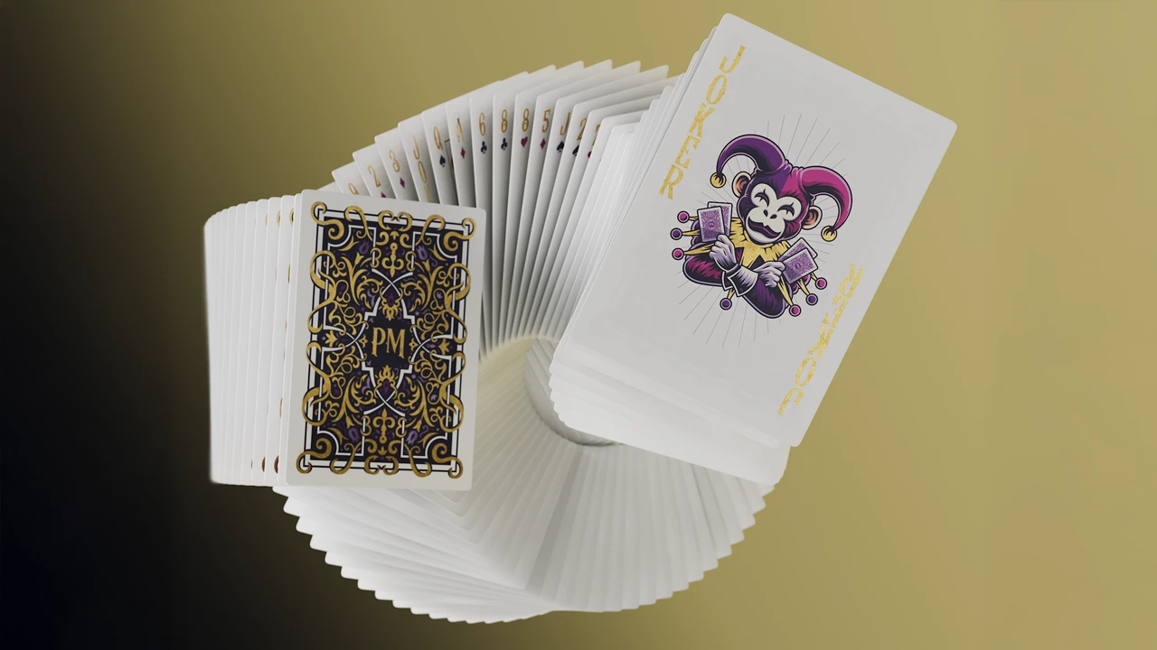 Playing Cards - Purple Monkey