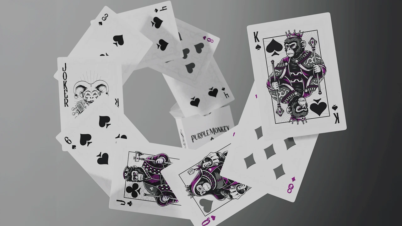 Playing Cards - Purple Monkey